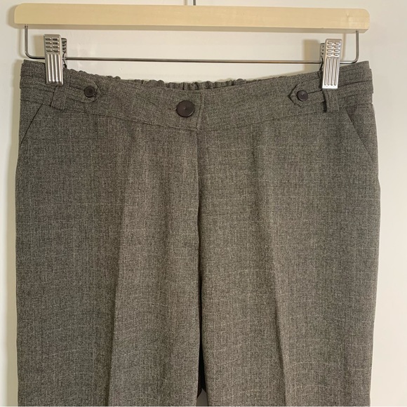 Grey Cropped Pants back Stretch Slim fit - Picture 2 of 8